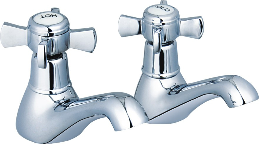 Pair Bath Taps Bathtub Tap
