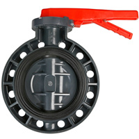 JIS 10k PVC Butterfly Valve