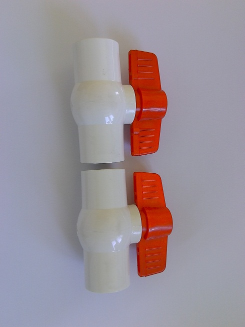 PVC Valve /Ball Valve White