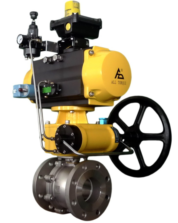 Pneumatic Control Flange Ball Valve (DN15 to DN400)