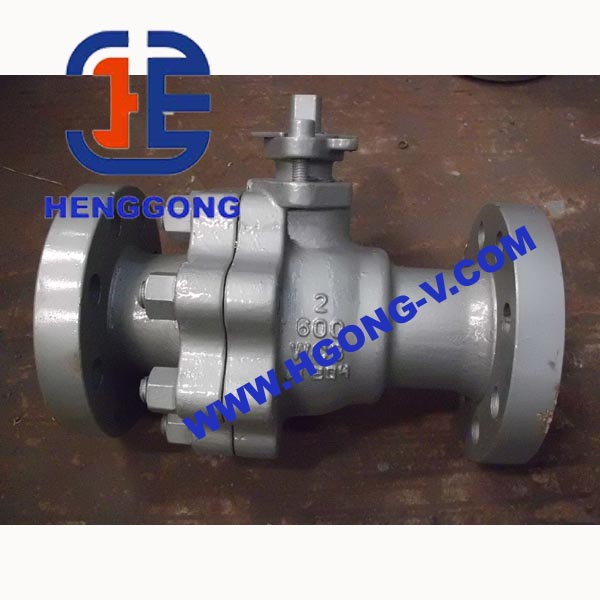 ANSI 600lb Wcb Floating Ball Valve with Manual RF
