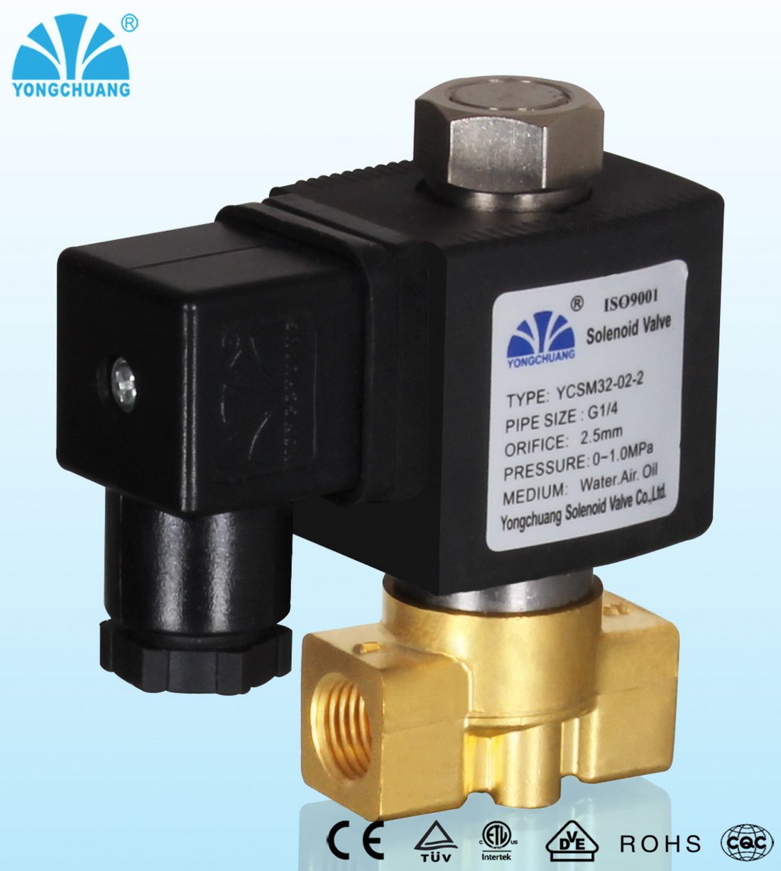 1/4' High Pressure Solenoid Valve (YCH31)