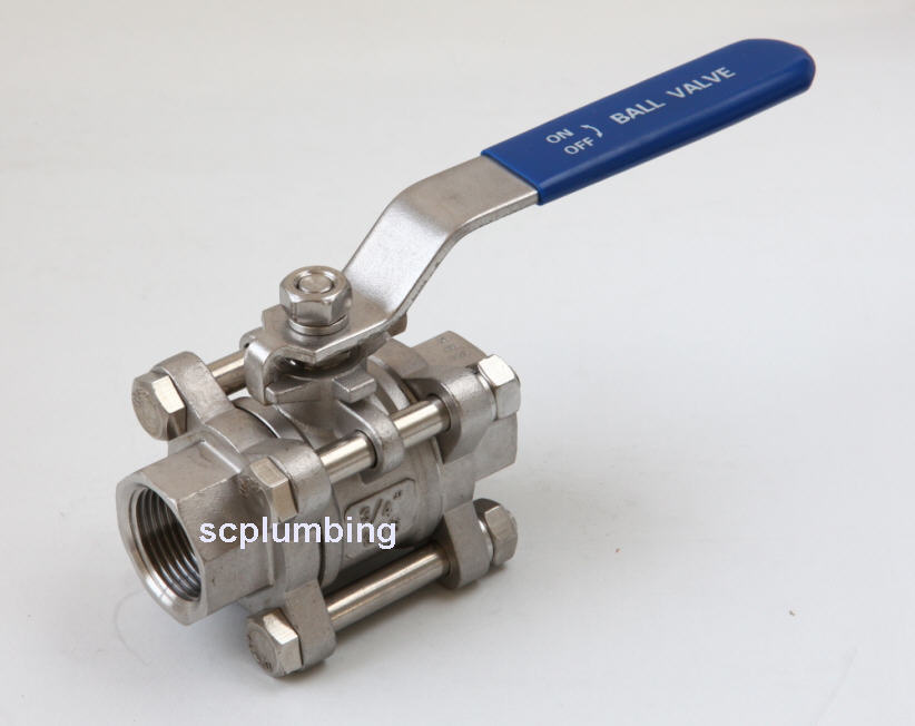 3-PC Thread Ball Valve