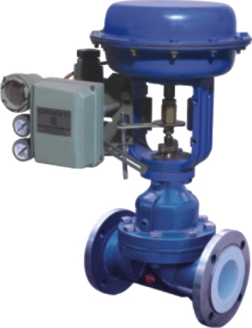 Teflon Lined Diaphragm Valve Pneumatic for Flow Control