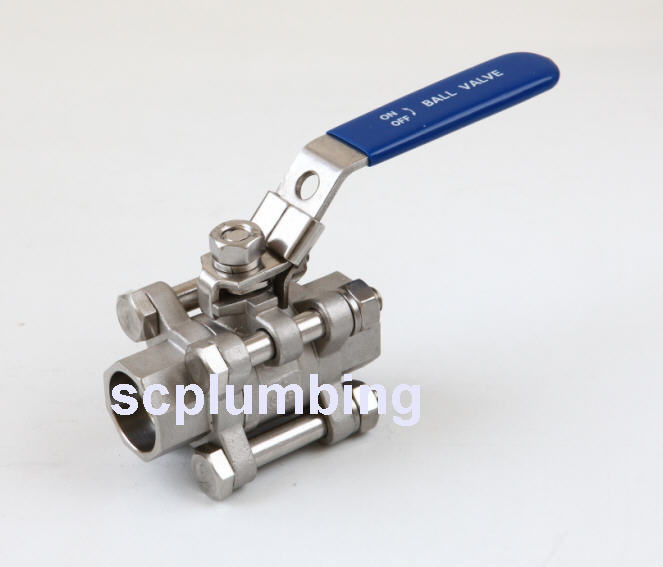 3-PC Socket Weld Ball Valve