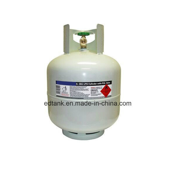 244mm Diameter 15L Volume LPG Steel Cylinder