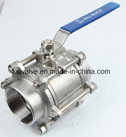 3 Piece Stainless Steel Floating Ball Valve