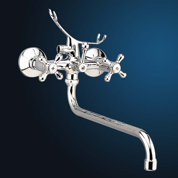 Ft70-213 Double Handle Bathtub Mixer