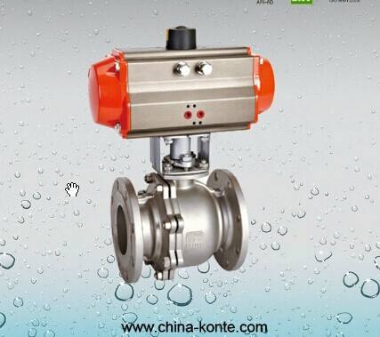 Pneumatic Flanged Ball Valve