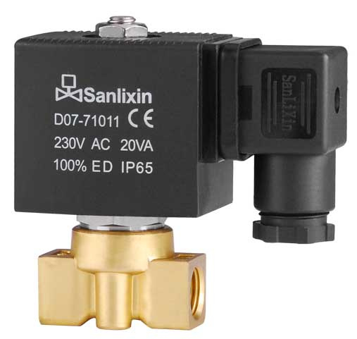 High Pressure Solenoid Valve Air & Water & Light Oil