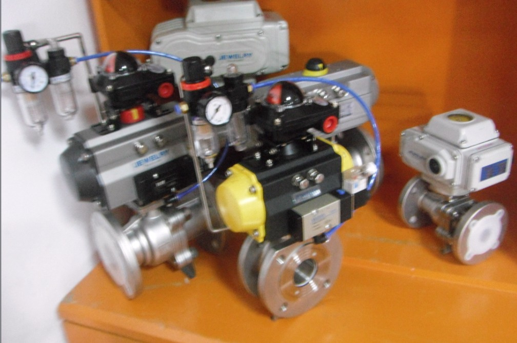 Food Grade Sanitary Stainless Steel Pneumatic Ball Valve