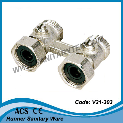 Straight Radiator H-Block with Valve (V21-303)