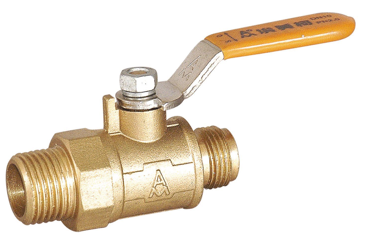 Forged Brass Ball Valve/Double Male Thread Ball Valve