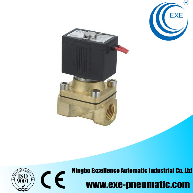 Exe Direct Acting Liquid Viton High Temprature Brass Solenoid Valve Vx2120-08