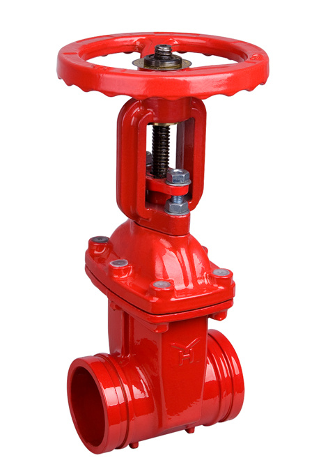 Groove Resilient Seal Gate Valve (rising stem)