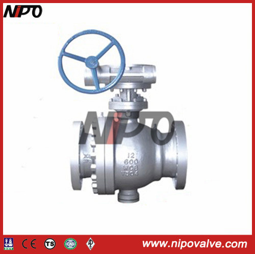 Cast Steel Three-Piece Trunnion Ball Valve (Q347F)