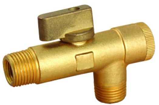 Brass Angle Valve (Brass Color) (HL2011)