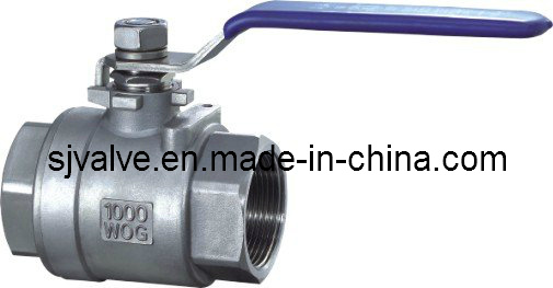 Ss Screwed 2-Piece Ball Valve