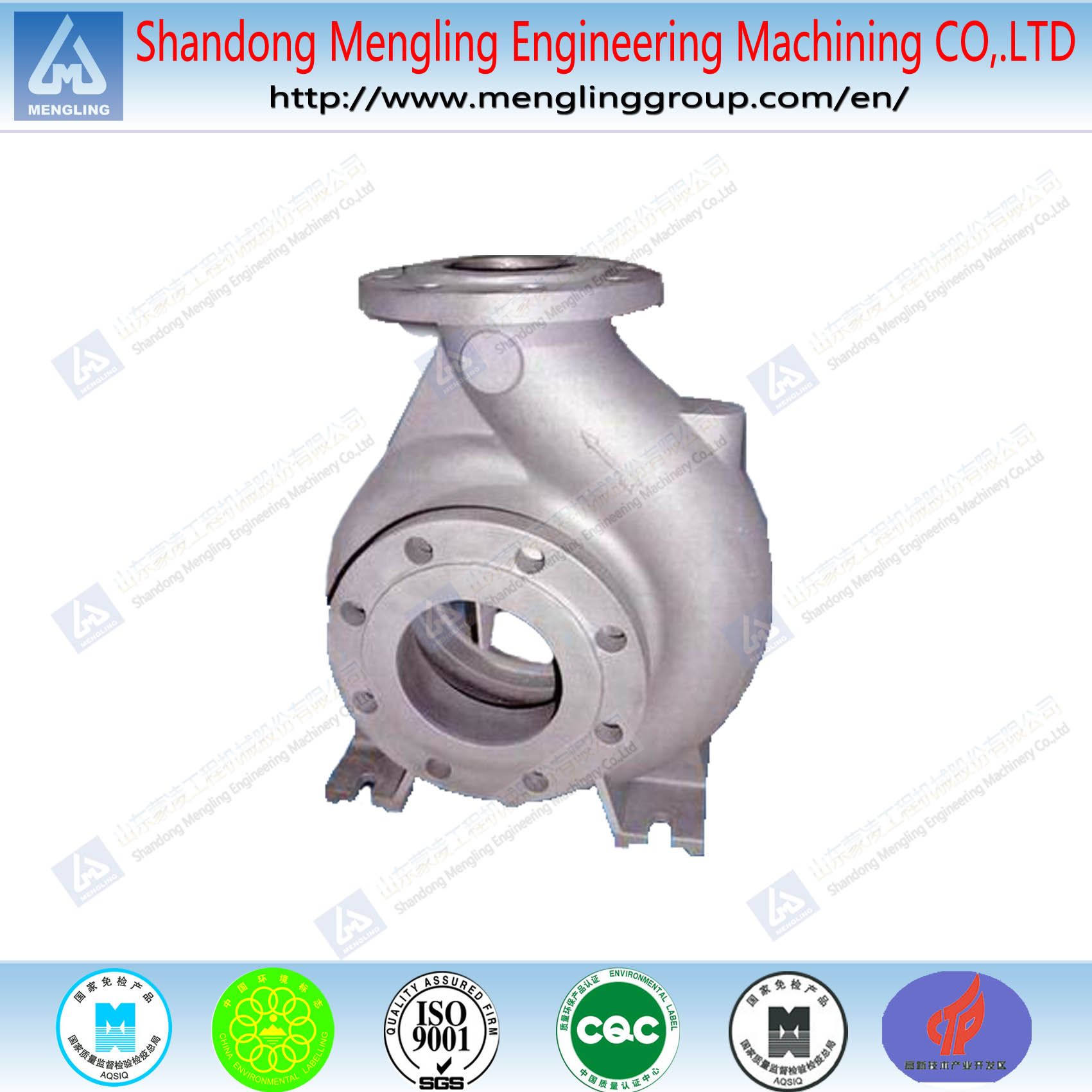 Pump Parts for Centrifugal Pump Housing