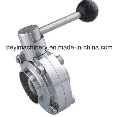 Stainless Steel Sanitary Welding Butterfly Valve (DY-V014)