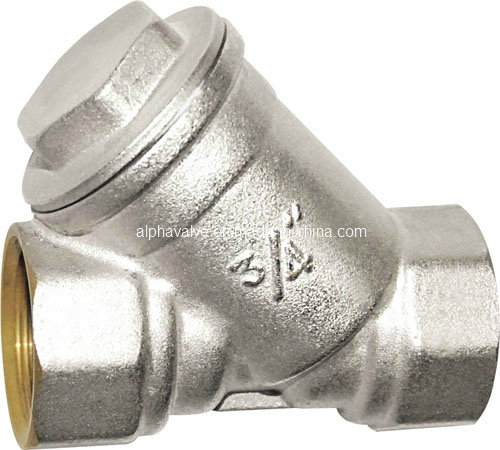 Brass Y Strainer Filter Check Valve (a. 0194)