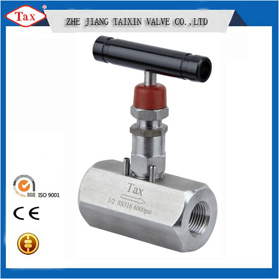 Hexagon Bar Needle Valve 1/2''npt Thread Connection