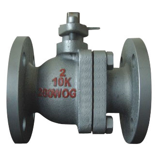 JIS Cast Iron/Ductile Iron Flanged End Ball Valve