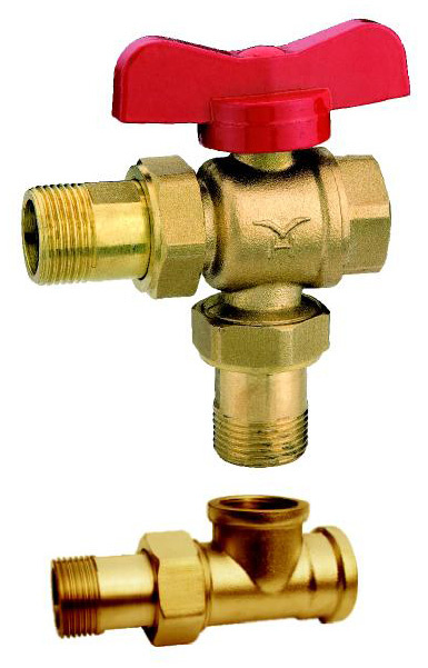 Brass Steam Heater T-Cock Valve