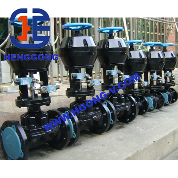Pneumatic Bs Weir Cast Iron Diaphragm Valve