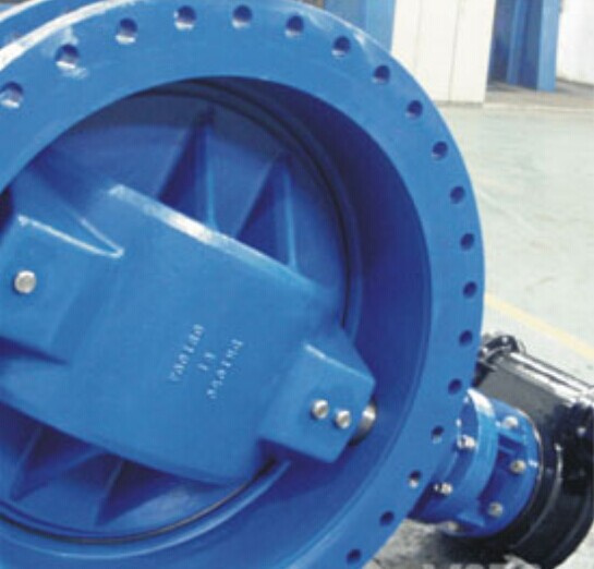 Gear Box Double Flange Butterfly Valve