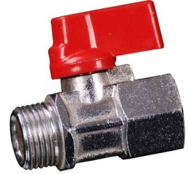 Polishing Chromed Forged Brass Mini Ball Valve (YED-A1049)