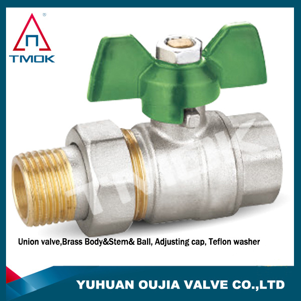 Brass Ball Valve Magnetic Lockable Brass Ball Valve