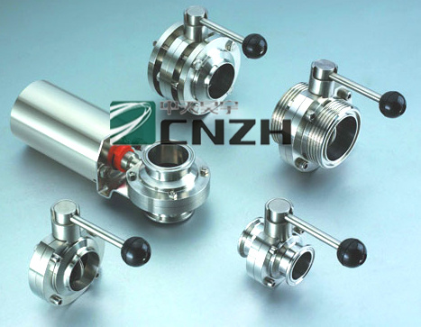 Sanitary Pneumatic Butterfly Valve