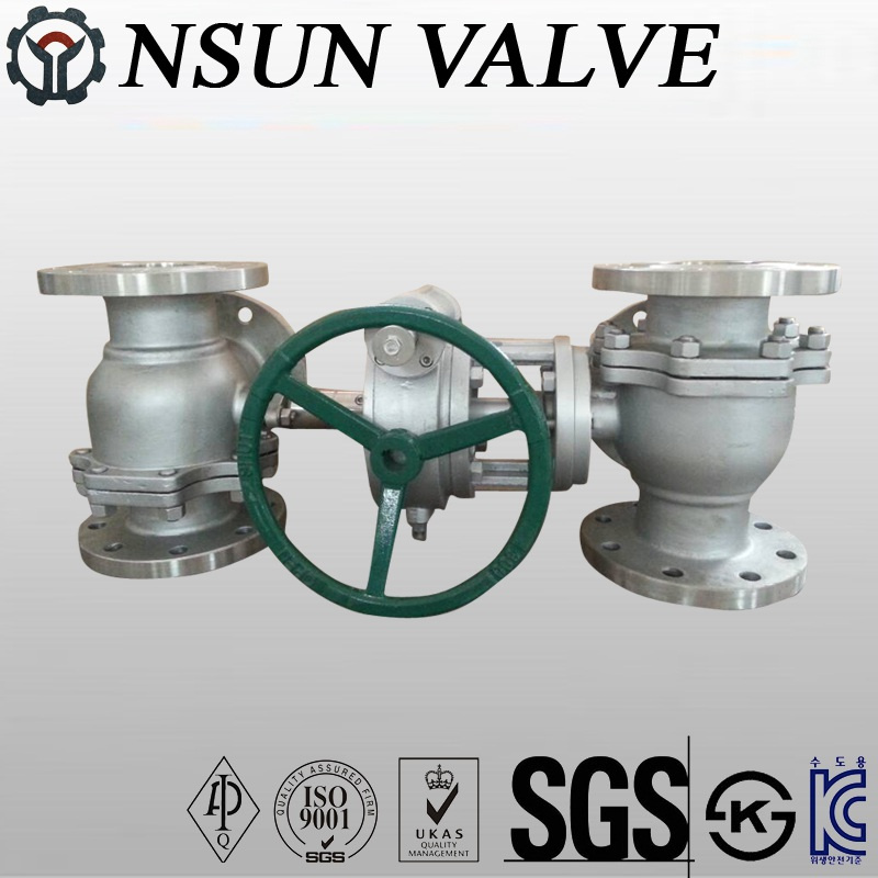 API Stainless Steel 3 Way Ball Valve (T-Type)