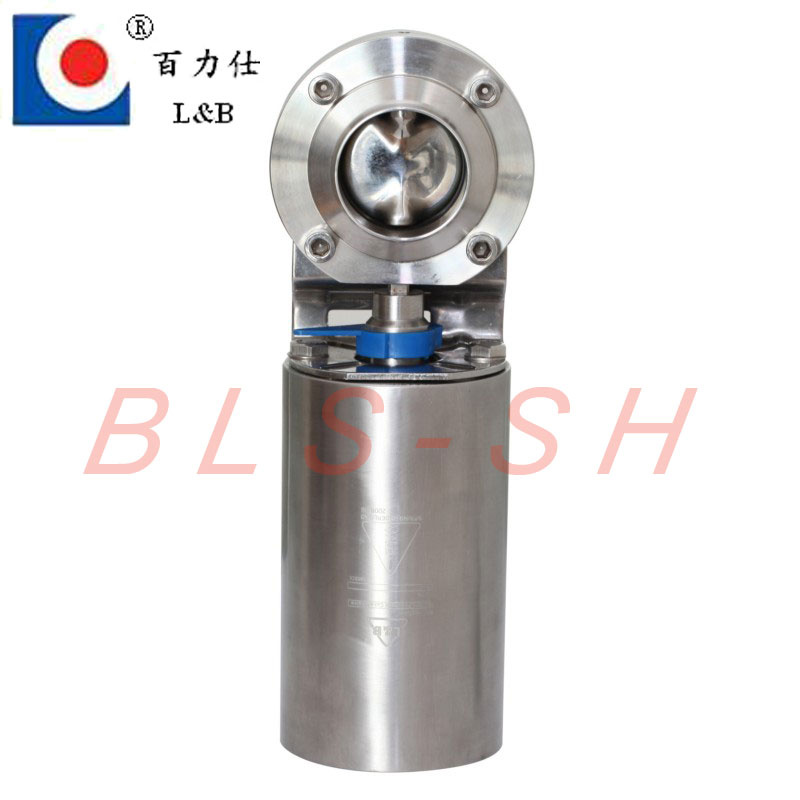 Sanitary Stainless Steel Pneumatic Butterfly Valve