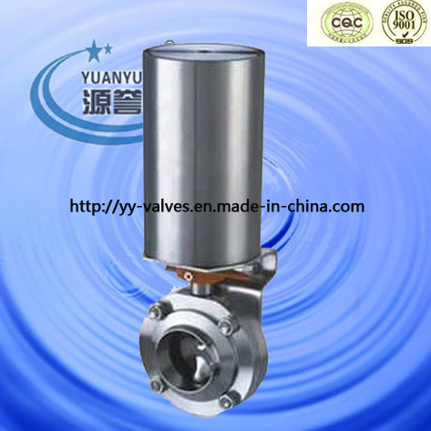 Sanitary Pneumatic Actuator Butterfly Valve (100121)