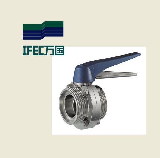 Sanitary Thread Butterfly Valve (IFEC-DF100002)
