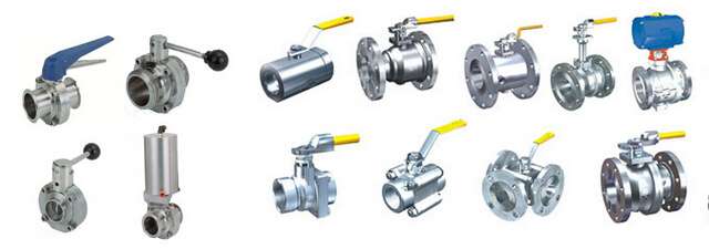 Ball Valves, Butterfly Valves