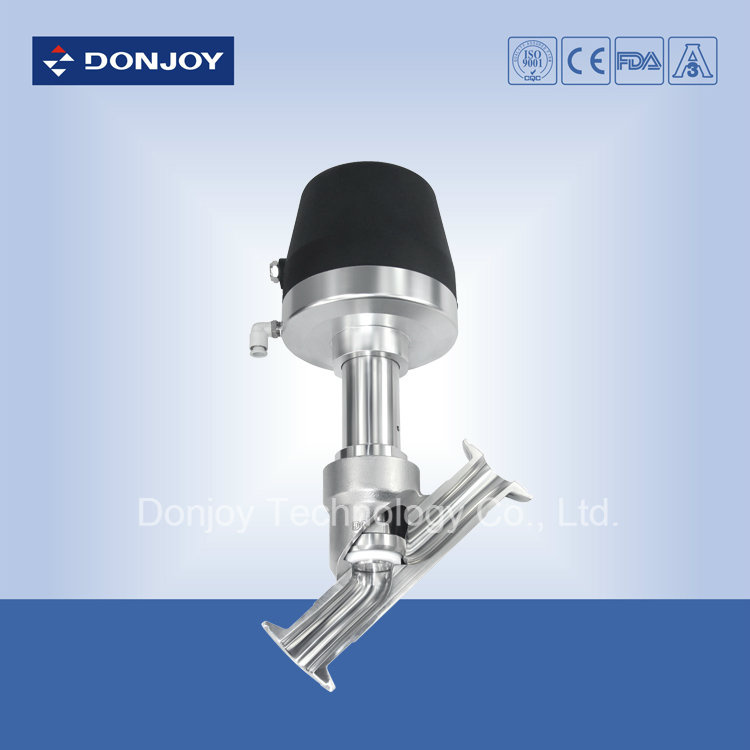 Stainless Steel Pneumatic Angle Seat Valve with Actuator
