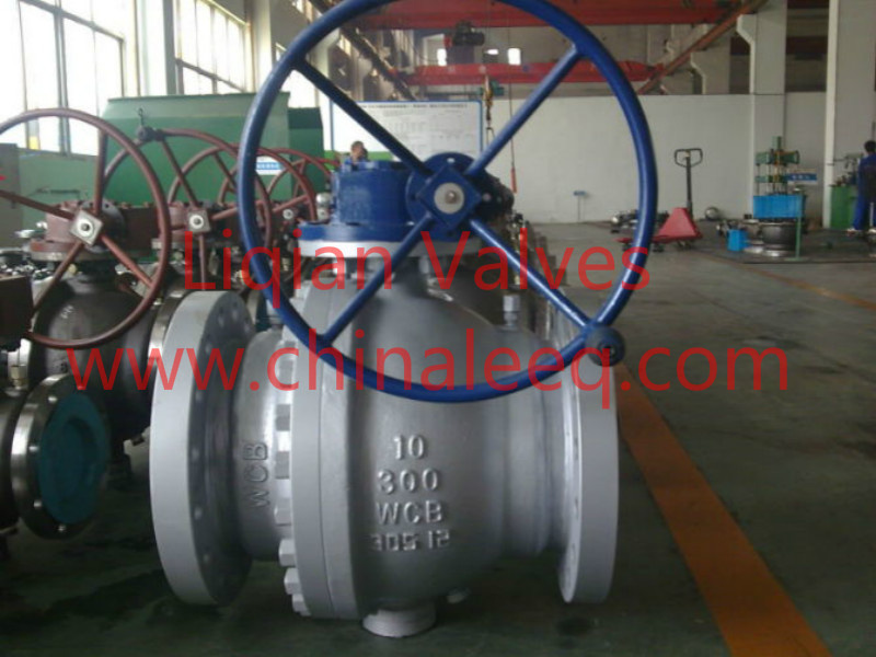 Cast Steel Trunnion Type Ball Valve