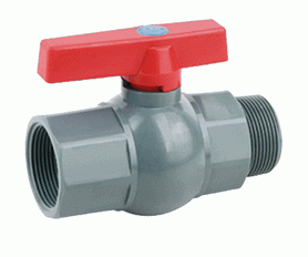 PVC Octagonal Ball Valve DN15 (1/2