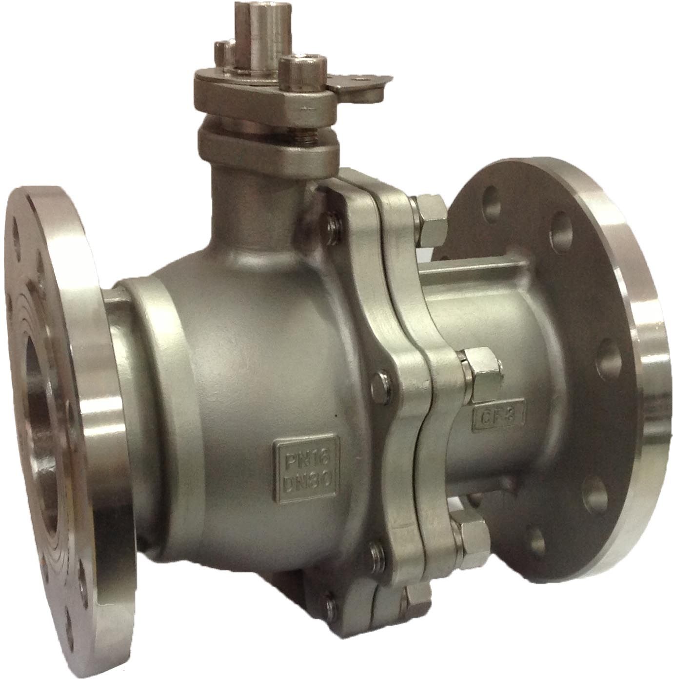 2PC Stainless Steel Flanged Ball Valve