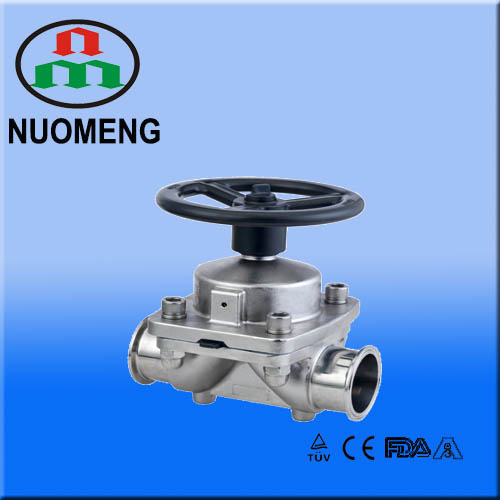 Plastic Hand Wheel Stainless Steel Manual Clamped Diaphragm Valve (ISO-No. RG0206)
