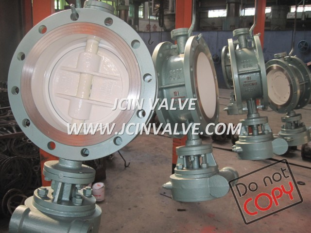 Double Eccentric Cast Steel Butterfly Valve (D343H)