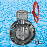 FRPP PP-H PE Butterfly Valve