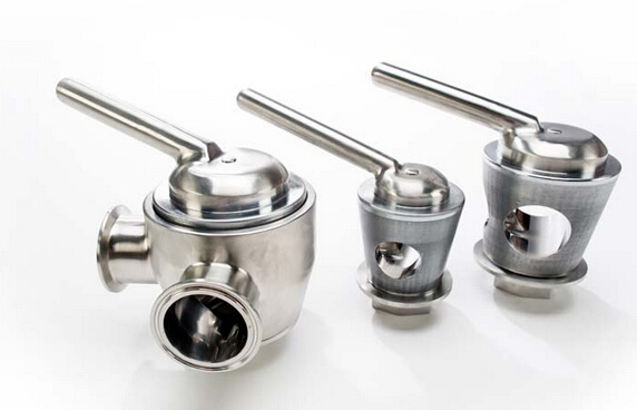 Ss304 Sanitary Stainless Steel Three Way Plug Valve