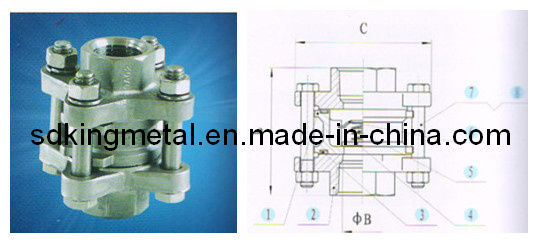 800wog 3PC-Spring Vertical Check Valves
