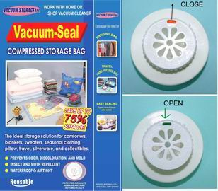 Original Vacuum Storage Bag w/Patented Air Valve & Slider (AT92125)