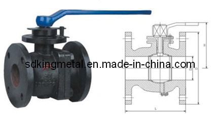 Cast Iron Flange End 125lbs Ball Valve