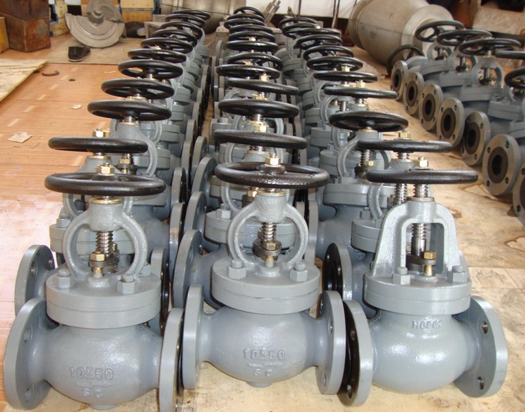 JIS Standard Flange End Cast Steel Stop Valve